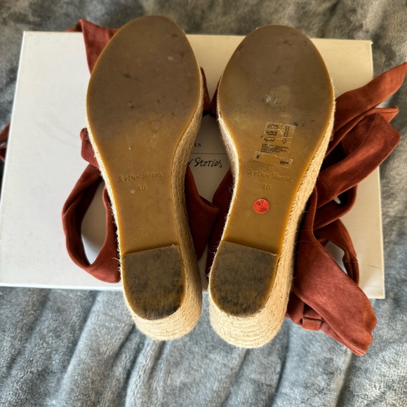 & Other Stories sandals espadrilles Sz 9,5US - Picture 7 of 13